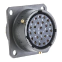 Amphenol Limited MIL Spec Circular Connector 26 Contacts Female Box Mount Straight Olive Aluminium Zinc 62GB-12E16-26SN