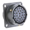 Amphenol Limited MIL Spec Circular Connector 26 Contacts Female Box Mount Straight Olive Aluminium Zinc 62GB-12E16-26SN
