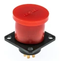 Amphenol Limited MIL Spec Circular Connector 6 Way Box Mount Female Male 500V 700V 62GB-12E10-06PN