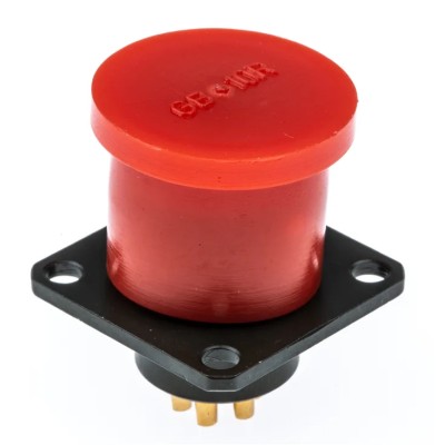 Amphenol Limited MIL Spec Circular Connector 6 Way Box Mount Female Male 500V 700V 62GB-12E10-06PN