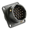 Amphenol Limited MIL Spec Circular Connector 19 Contacts 500-700V AC Aluminium Shell Box Mount Bayonet Lock 62GB-12E14-19PN