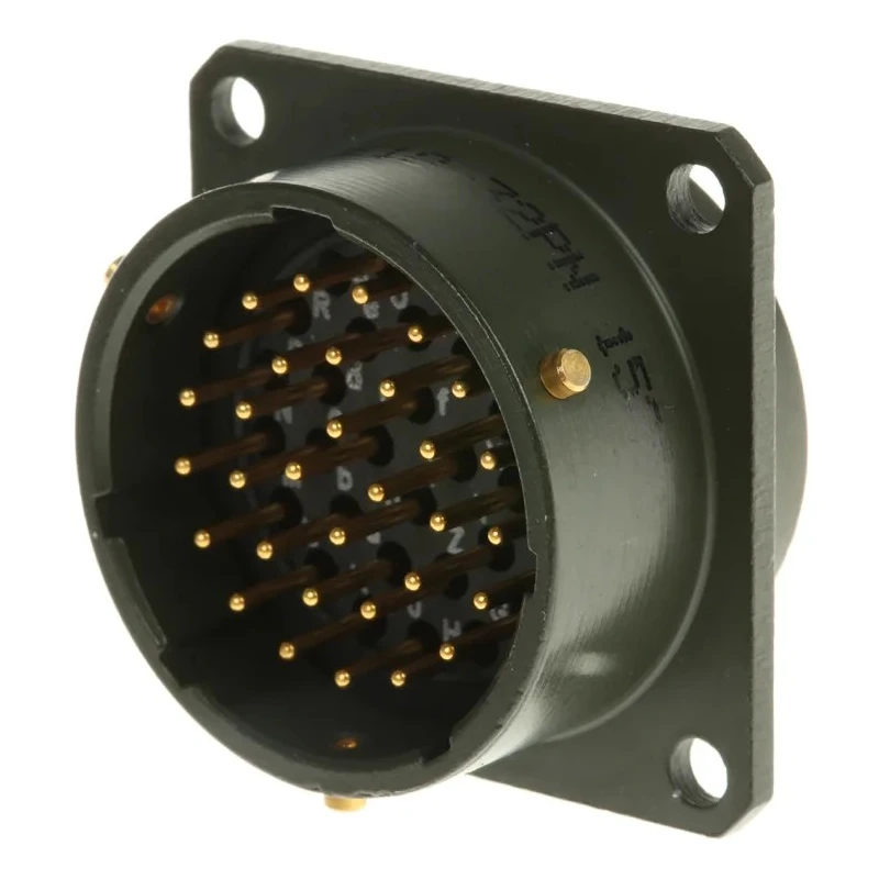 Amphenol Limited MIL Spec Circular Connector Copper Tin Contact, Box Mount 32 Contacts Bayonet Lock 62GB-12E18-32PN