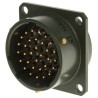 Amphenol Limited MIL Spec Circular Connector Copper Tin Contact, Box Mount 32 Contacts Bayonet Lock 62GB-12E18-32PN