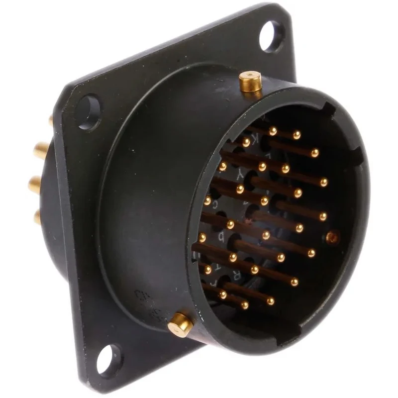 Amphenol Limited MIL Spec Circular Connector, Copper Tin Contacts, Solder Termination, 26 Contacts, Box 62GB-12E16-26PN