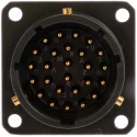 Amphenol Limited MIL Spec Circular Connector, Copper Tin Contacts, Solder Termination, 26 Contacts, Box 62GB-12E16-26PN
