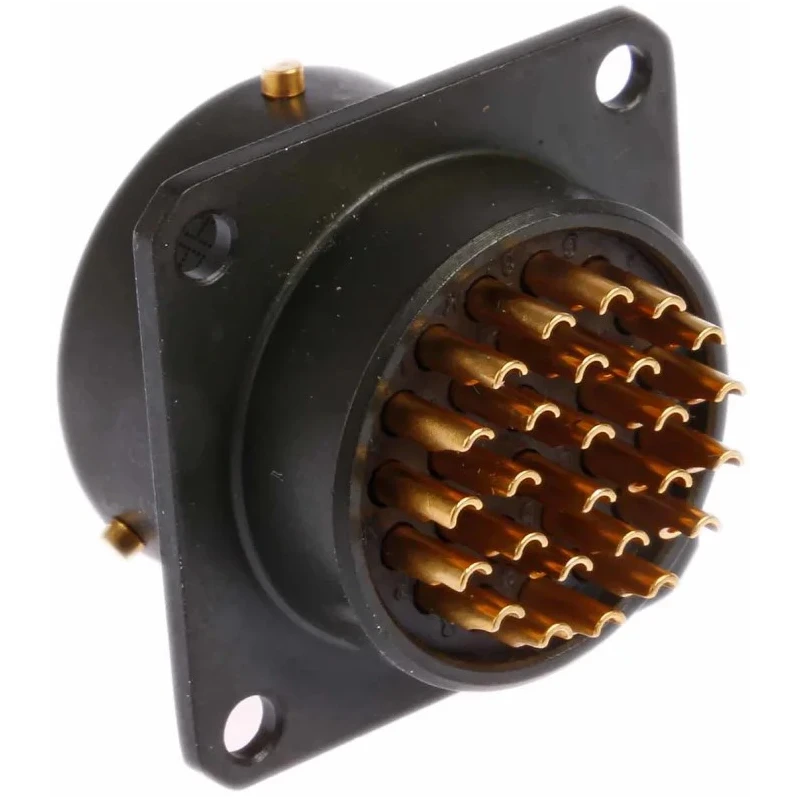 Amphenol Limited MIL Spec Circular Connector, Copper Tin Contacts, Solder Termination, 26 Contacts, Box 62GB-12E16-26PN