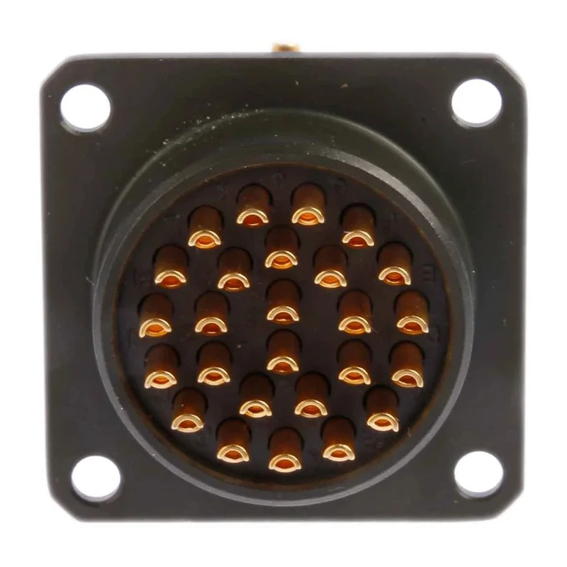 Amphenol Limited MIL Spec Circular Connector, Copper Tin Contacts, Solder Termination, 26 Contacts, Box 62GB-12E16-26PN