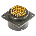 Amphenol Limited MIL Spec Circular Connector Box Mount 41 Contacts Copper Tin Gold Plated 500, 700V 125°C 62GB-12E20-41PN