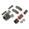 Amphenol Limited 3-Way Aluminium Cable Clamp Size 08 Black 62GB-585-08-33P