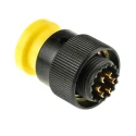 Amphenol Limited MIL Spec Circular Connector Miniature Bayonet Lock 6 Contacts Male 500-700V AC Solder 62GB-56T10-06PN