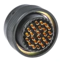 Amphenol Limited MIL Spec Circular Connector 26 Contacts Copper Tin Female Contacts, Male Olive Aluminium 62GB-56T16-26SN