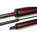 HellermannTyton Halogen Free Heat Shrink Tubing Black 95mm Sleeve Diameter x 1m Length 4:1 Ratio MU47