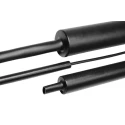 HellermannTyton Halogen Free Heat Shrink Tubing Black 55 mm Sleeve Diameter x 1 m Length 4:1 Shrink Ratio MU47