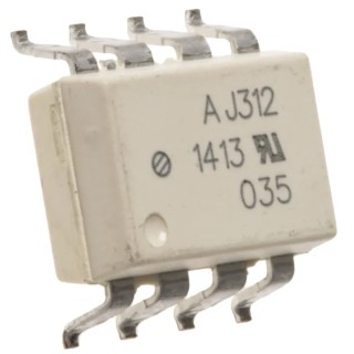 Broadcom DC Input Transistor Output Optocoupler Surface Mount 8-Pin DIP HCPL-J312-300E