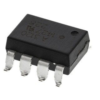 Broadcom DC Input Optocoupler Surface Mount 8-Pin DIP Package HCPL-3120-300E