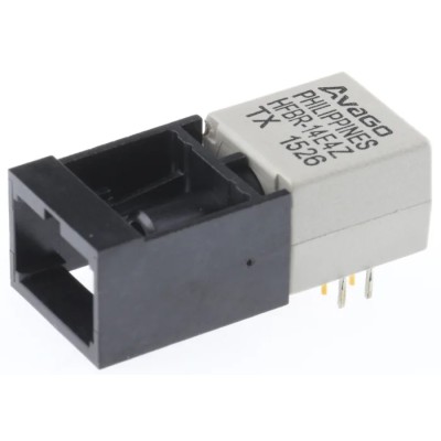 Broadcom Fibre Optic Transmitter 160 MBd Square SC Connector 820 nm 10.2 mm x 12.7 mm x 27.2 mm HFBR-14E4Z