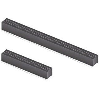 Samtec MLE Series Straight Surface PCB Socket 18-Contact 2 Row 1 mm Pitch Solder MLE-109-01-G-DV-A