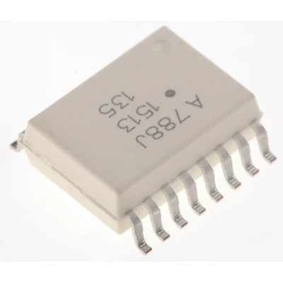 Broadcom Isolation Amplifier 16-Pin SOIC Surface Mount, 4.5-5.5 V Supply, 85 dB CMRR HCPL-788J-000E
