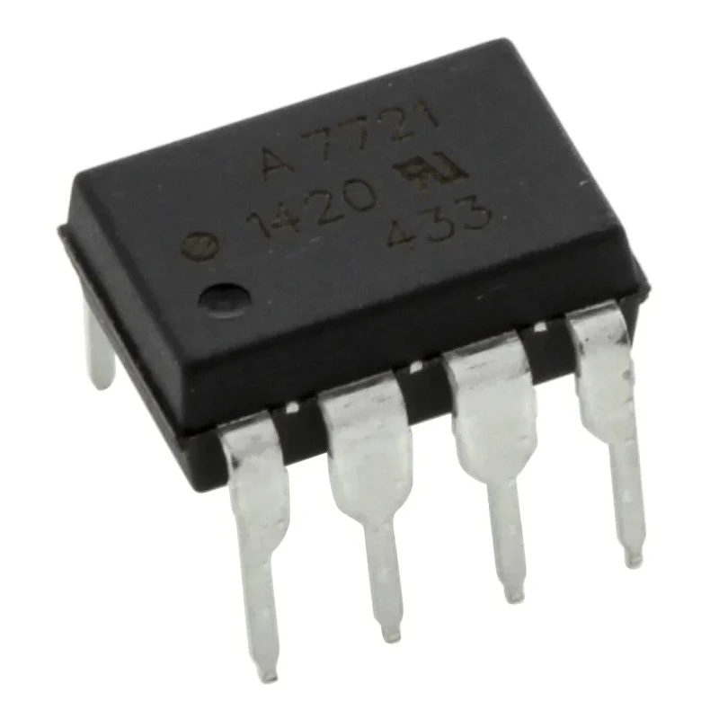 Broadcom DC Input Optocoupler Through Hole 8-Pin DIP HCPL-7721-000E