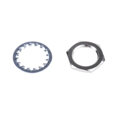 Broadcom Steel Hex Half Nut & Internal Tooth Washer Kit, Thread Size 3/8-32 UNEF 2B, 200 Pieces HFBR-4411Z
