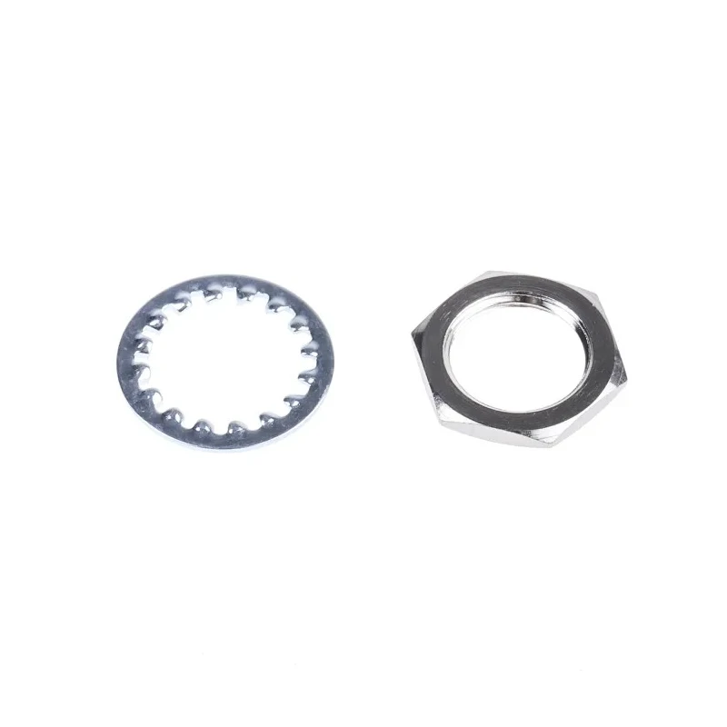 Broadcom Steel Hex Half Nut & Internal Tooth Washer Kit, Thread Size 3/8-32 UNEF 2B, 200 Pieces HFBR-4411Z