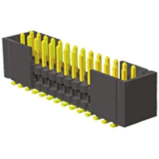 Samtec Right Angle Surface Pin Header 20 Contacts 1.27 mm Pitch 2 Row Unshrouded FTSH-110-02-L-DH