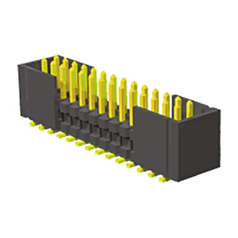 Samtec Right Angle Surface Pin Header 20 Contacts 1.27 mm Pitch 2 Row Unshrouded FTSH-110-02-L-DH