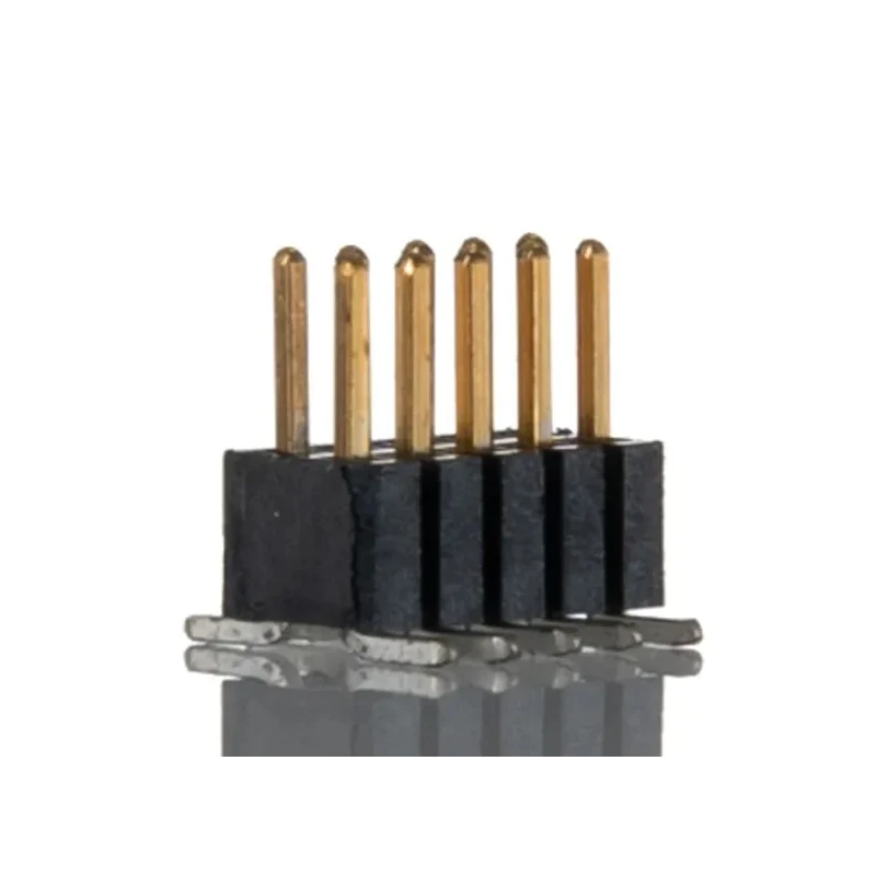 HARWIN FTSH Series Straight Surface Mount Pin Header, 10 Contacts, 1.27 mm Pitch, 2 Row, Unshrouded, Male FTSH-105-01-L-DV