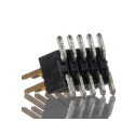 HARWIN FTSH Series Straight Surface Mount Pin Header, 10 Contacts, 1.27 mm Pitch, 2 Row, Unshrouded, Male FTSH-105-01-L-DV
