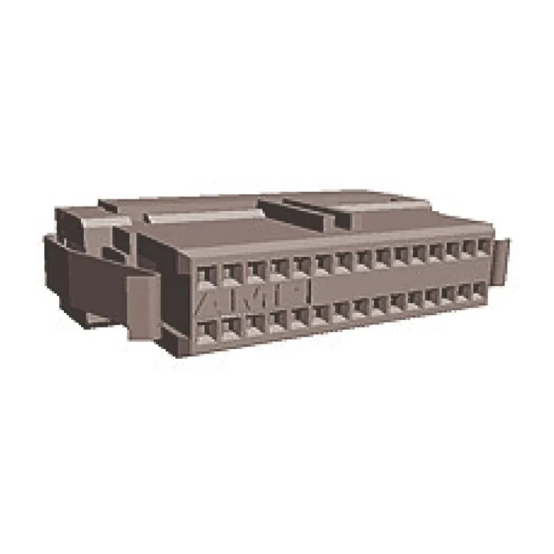 TE Connectivity 26-Way Shrouded IDC Connector Female for Cable, 2 Row, 30V AC, 500mA, AMP-LATCH System 50 2-111196-9
