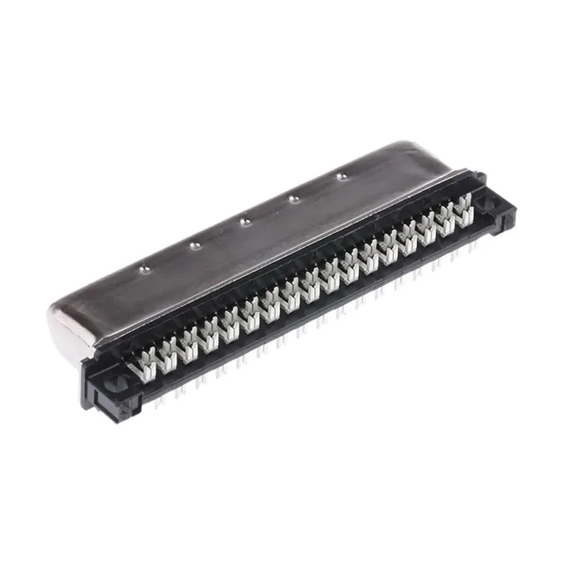 TE Connectivity 68 Way Right Angle Cable SCSI Connector 1.27 mm Pitch 1A Current IDT 5749621-7