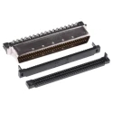 TE Connectivity 68 Way Right Angle Cable SCSI Connector 1.27 mm Pitch 1A Current IDT 5749621-7