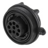 Bulgin Circular Connector Panel Mount Socket, 9 Contacts, Female Contact, 150V, 5A, IP68, Standard Buccaneer Series PX0727/S