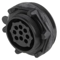 Bulgin Circular Connector Panel Mount Socket, 9 Contacts, Female Contact, 150V, 5A, IP68, Standard Buccaneer Series PX0727/S