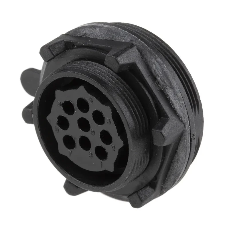 Bulgin Circular Connector Panel Mount Socket, 9 Contacts, Female Contact, 150V, 5A, IP68, Standard Buccaneer Series PX0727/S