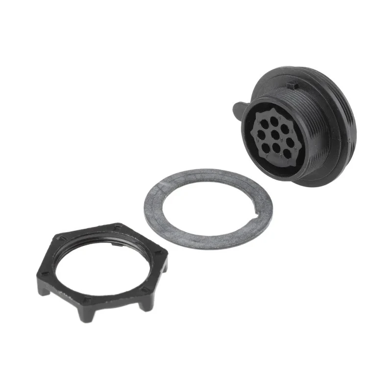 Bulgin Circular Connector Panel Mount Socket, 9 Contacts, Female Contact, 150V, 5A, IP68, Standard Buccaneer Series PX0727/S