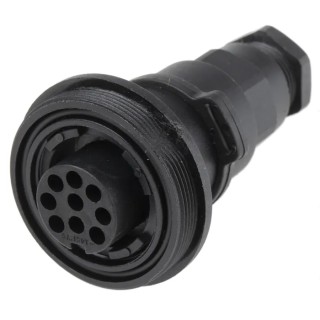 Bulgin Circular Connector 9 Contacts In-Line Socket Female IP68 Standard Buccaneer Series PX0729/S