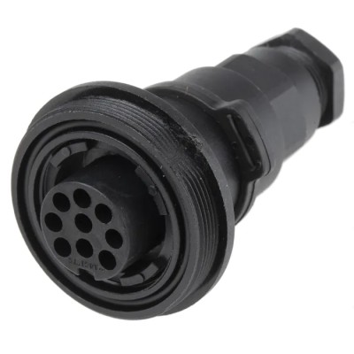 Bulgin Circular Connector 9 Contacts In-Line Socket Female IP68 Standard Buccaneer Series PX0729/S