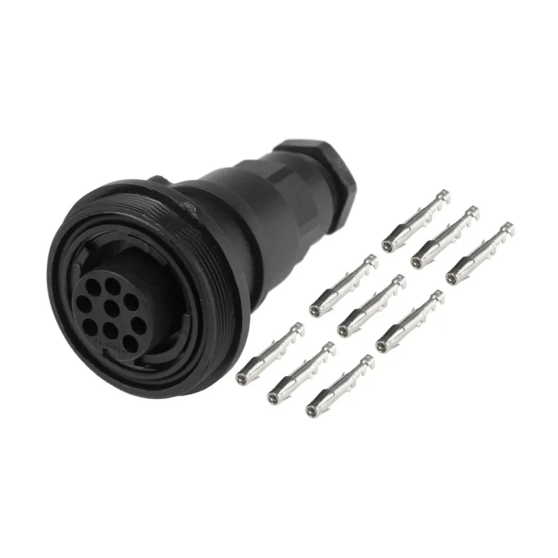 Bulgin Circular Connector 9 Contacts In-Line Socket Female IP68 Standard Buccaneer Series PX0729/S