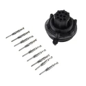 Bulgin Circular Connector 9 Contacts Panel Mount Plug Male IP68 Standard Buccaneer Series PX0727/P