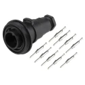 Bulgin Circular Connector 9 Contacts In-Line Plug Male IP68 Standard Buccaneer Series PX0729/P