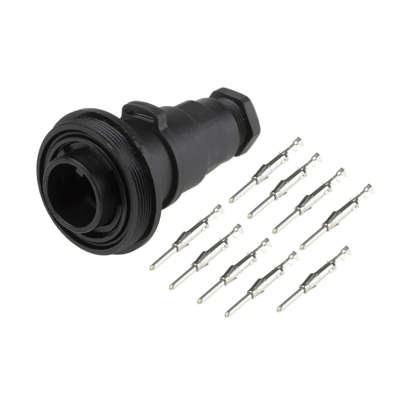 Bulgin Circular Connector 9 Contacts In-Line Plug Male IP68 Standard Buccaneer Series PX0729/P