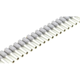 Weidmüller Insulated Crimp Bootlace Ferrule Grey for 14 AWG Wire Size 9021970000