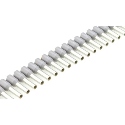 Weidmüller Insulated Crimp Bootlace Ferrule Grey for 14 AWG Wire Size 9021970000