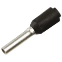 Weidmüller Insulated Crimp Bootlace Ferrule 8 mm Pin Length 1.7 mm Pin Diameter Black 16 AWG 9021960000