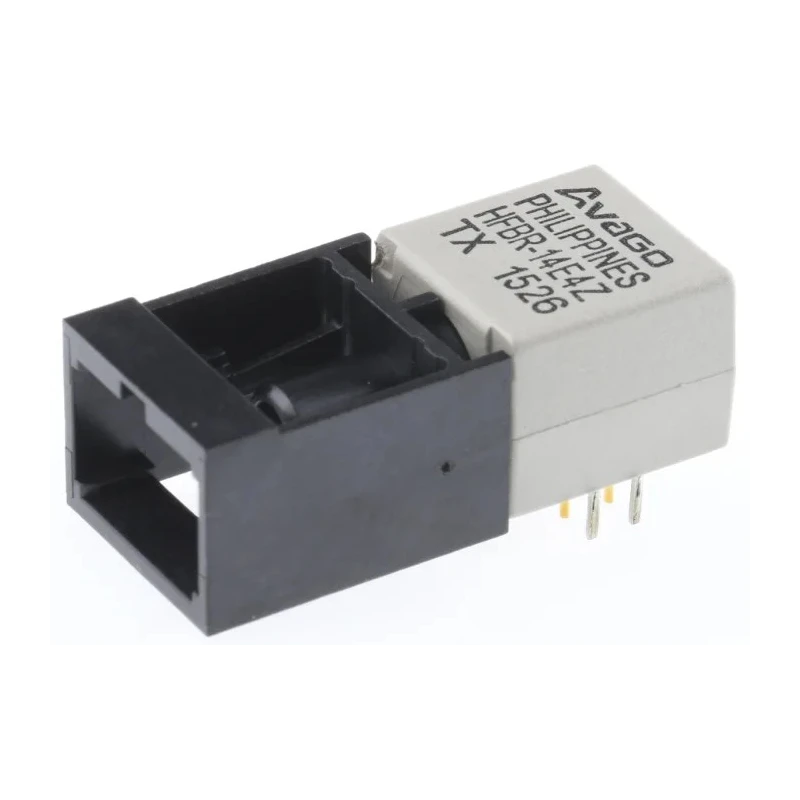 Broadcom Fibre Optic Transmitter 160 MBd, Square SC Connector 820 nm, 10.2 mm H x 12.7 mm W x 27.2 mm L HFBR-14E4Z