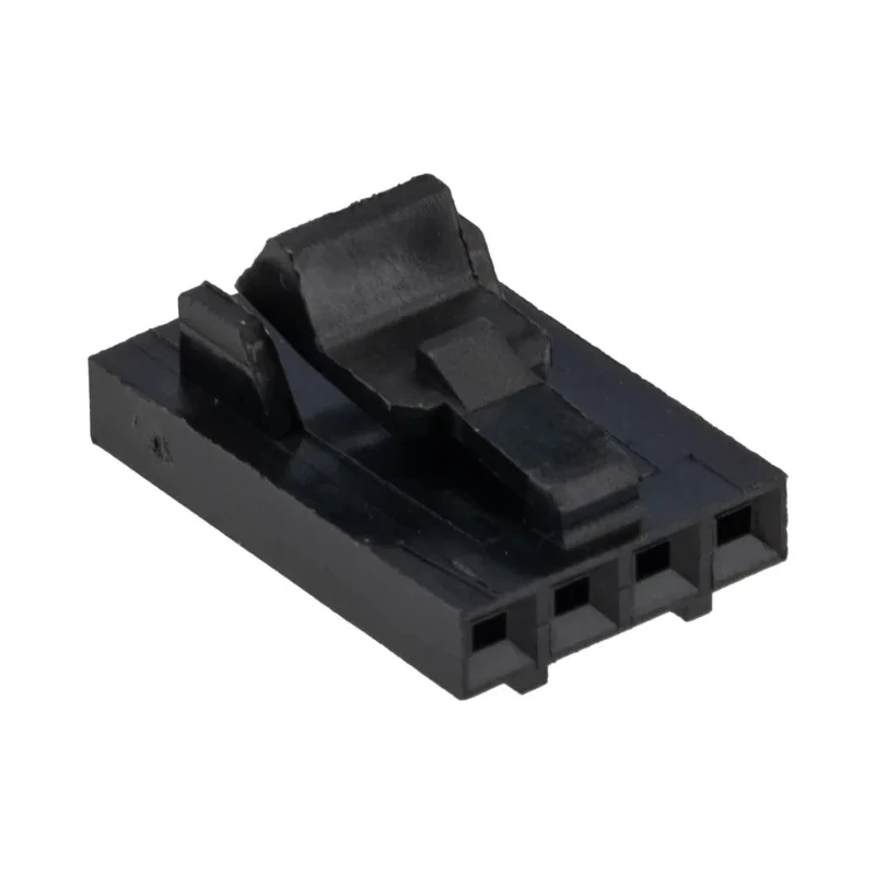 TE Connectivity AMPMODU MTE Female Connector Housing 2.54 mm Pitch 4 Way 1 Row Straight 104257-3