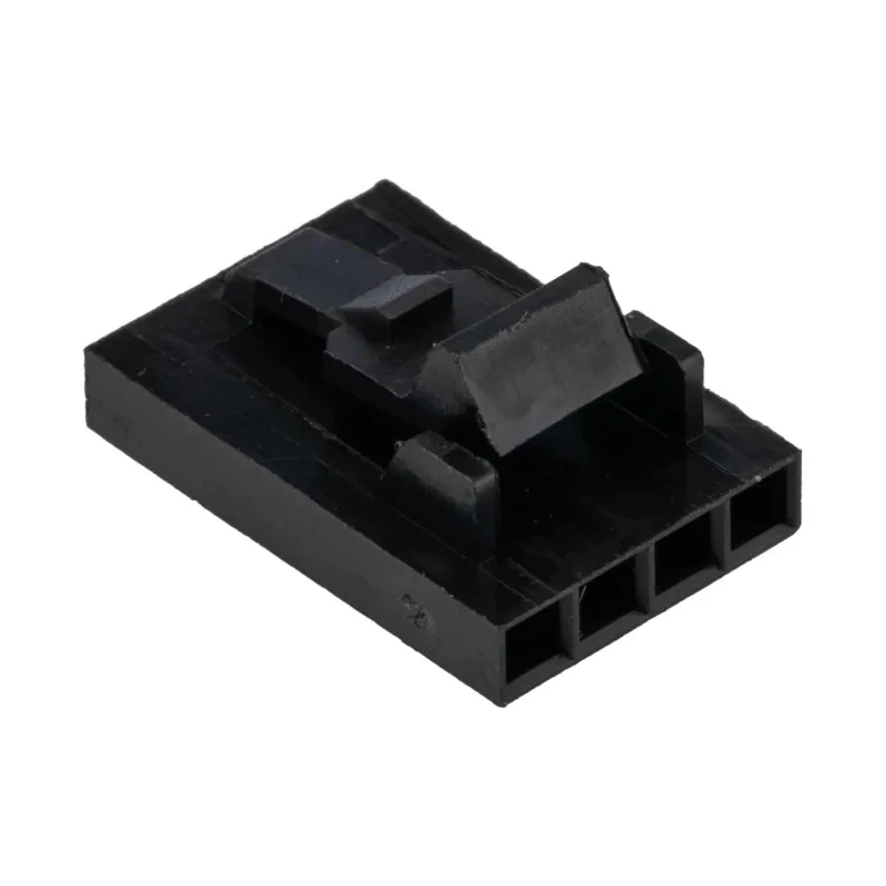 TE Connectivity AMPMODU MTE Female Connector Housing 2.54 mm Pitch 4 Way 1 Row Straight 104257-3