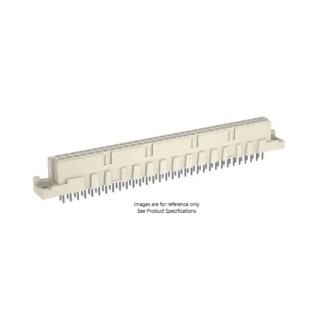 ERNI DIN 41612 Connector 64 Way 2.54 mm Pitch Type B Through Hole Female Vertical STVB Series 284166 / 284166-E