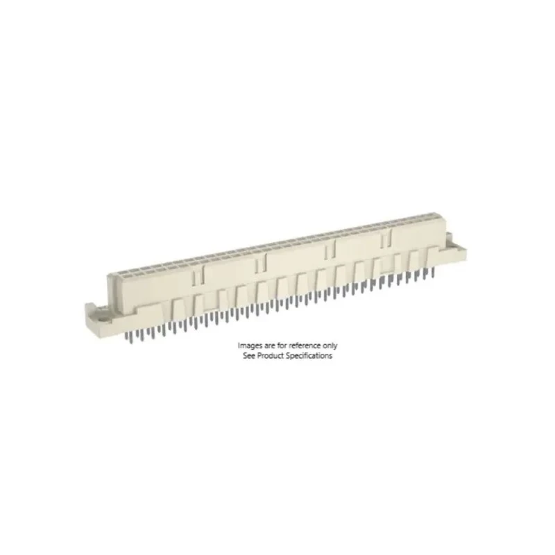 ERNI DIN 41612 Connector 64 Way 2.54 mm Pitch Type B Through Hole Female Vertical STVB Series 284166 / 284166-E